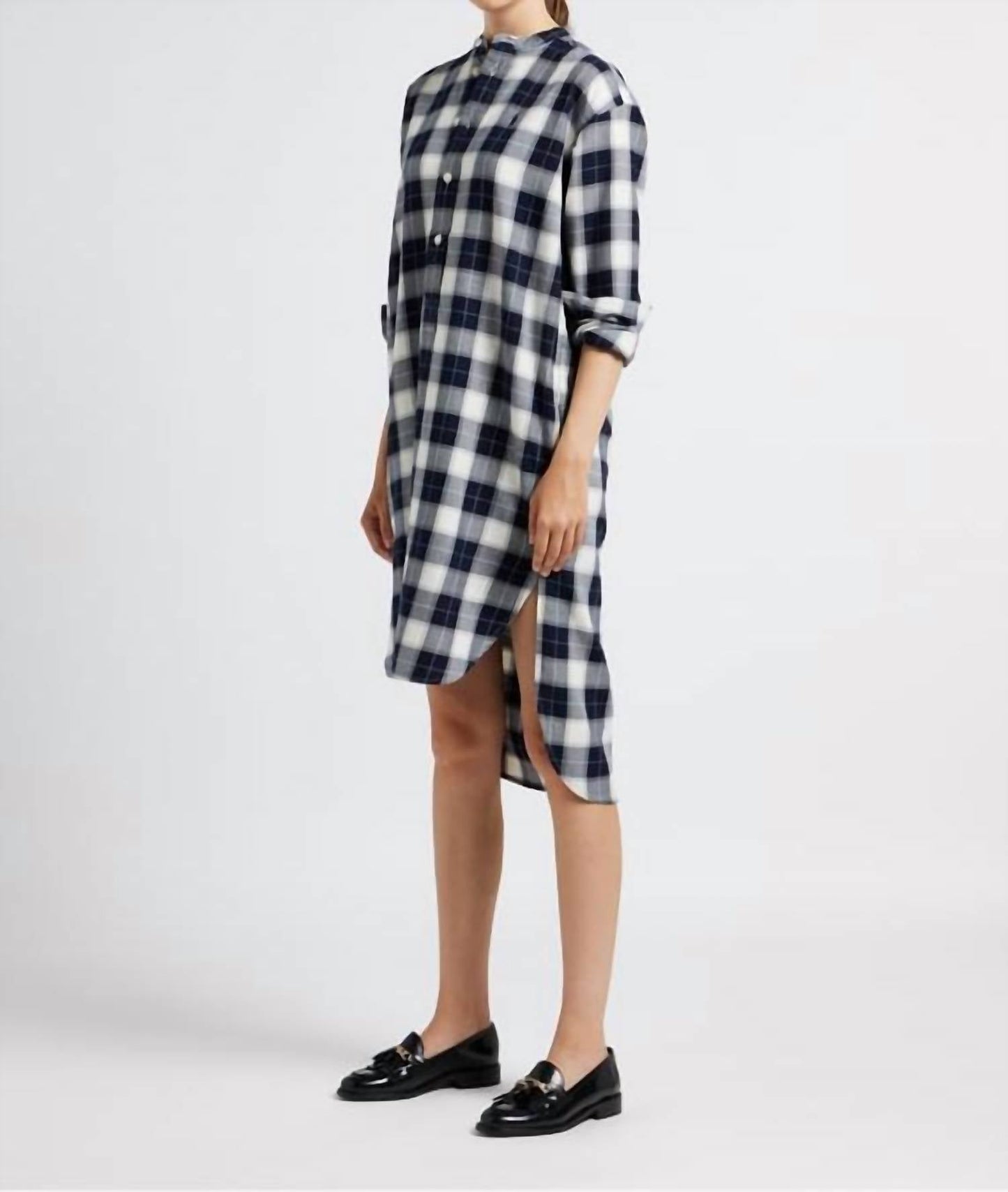 Polo Ralph Lauren - Plaid Cotton Twill Midi Shirtdress