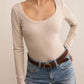 Z Supply - Second Skin Scoop Neck Top