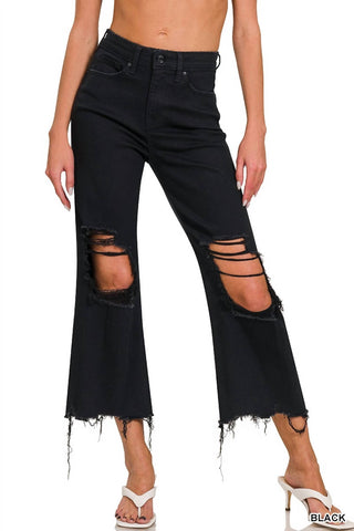 Zenana - High Waist Flare Jeans
