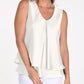 Frank Lyman - Layered Satin Sleeveless Blouse