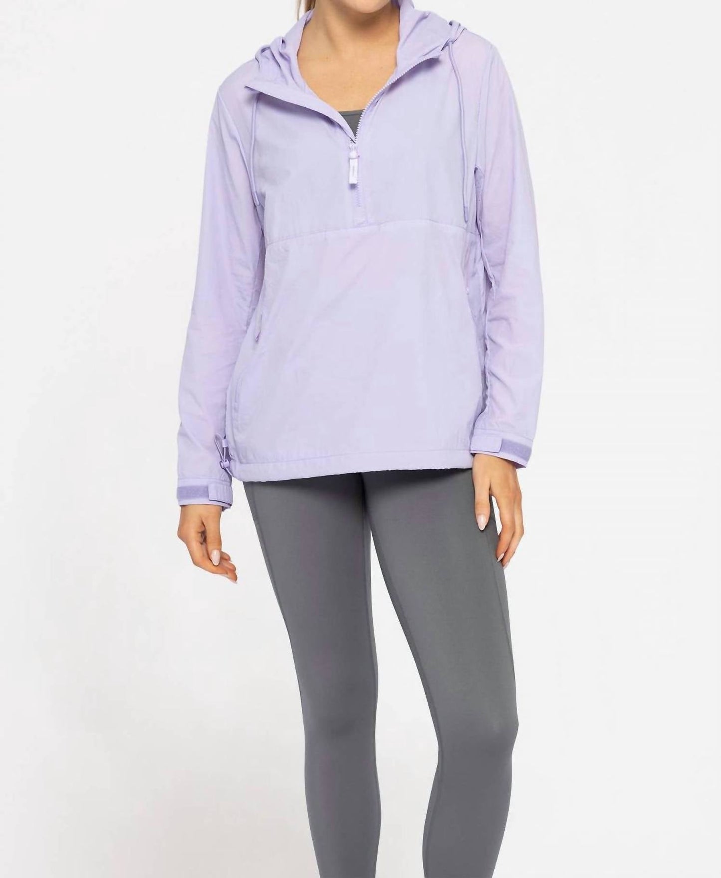 Mono B - Hi-lo Zip-up Nylon Running Jacket