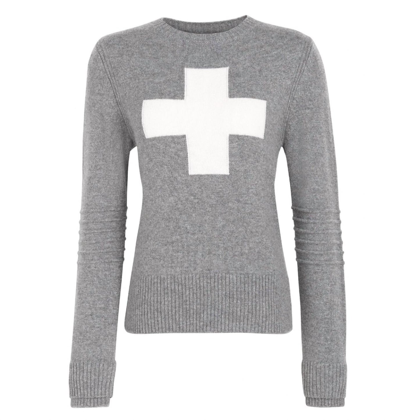 Alps And Meters - Original Cashmere Ski Race Knit Patrol Sweater