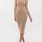 Blu Pepper - Scallop Ribbed Dress