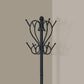 Coat Rack, Hall Tree, Free Standing, 8 Hooks, Entryway, Umbrella Holder, Transitional - Black