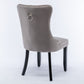Nikki Collection Modern Velvet Upholstered Dining Chair Set