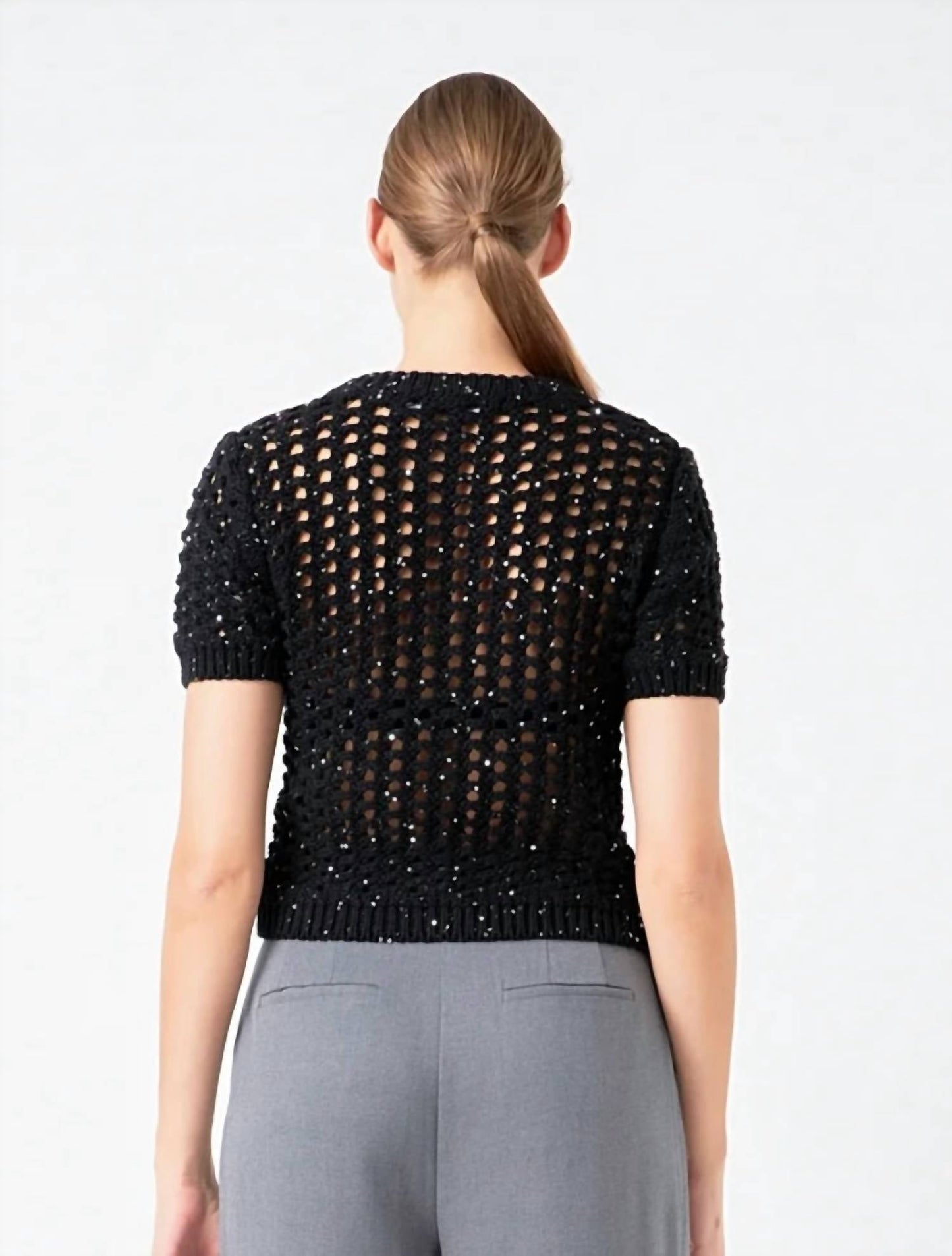 Endless Rose - SEQUINS KNIT TOP