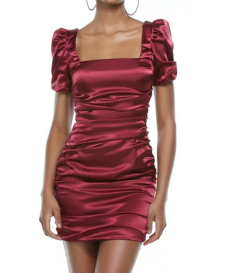 Alyce Paris - Short Sleeve Mini Dress