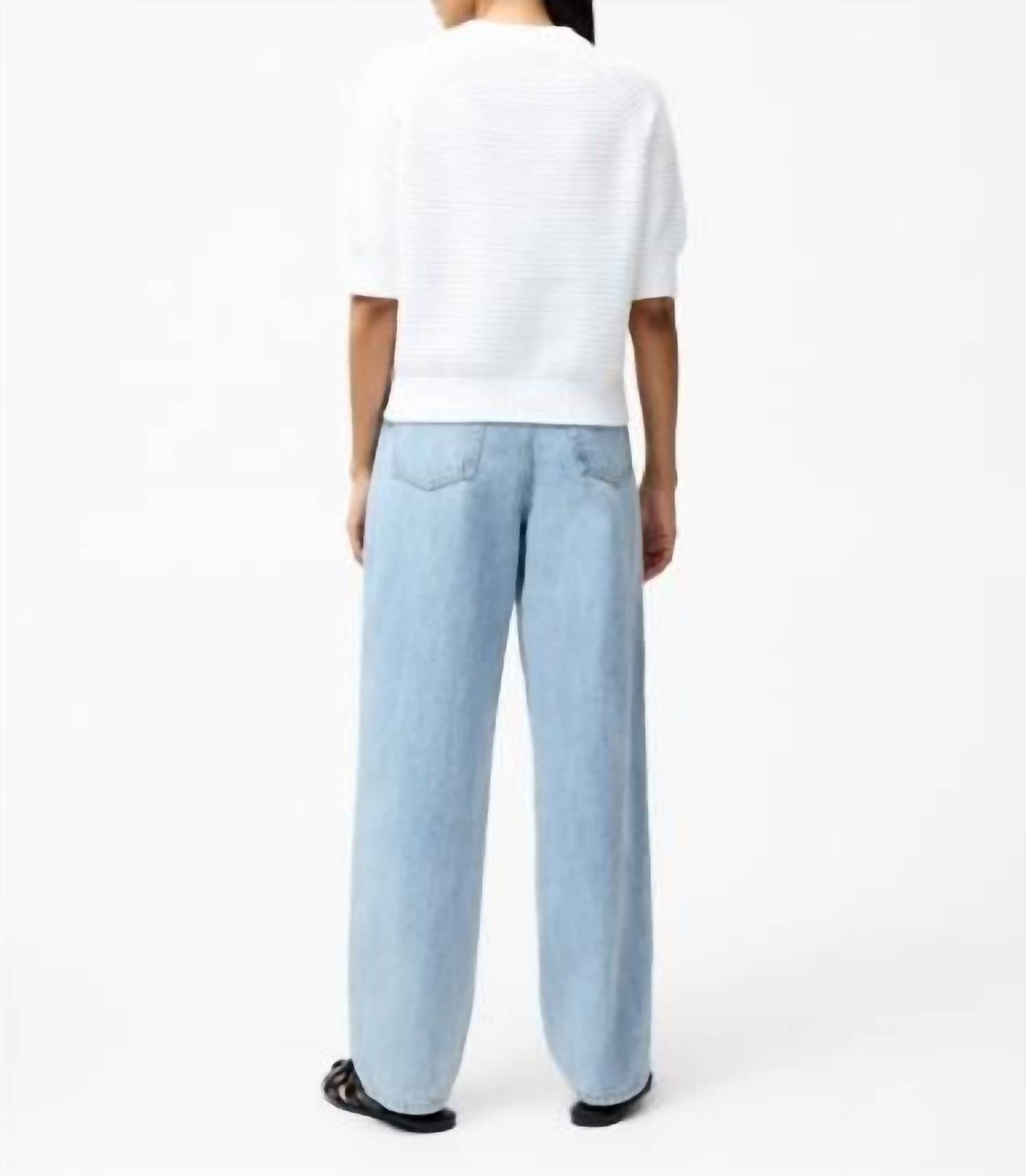 French Connection - Lily Short Sleeve High Neck Top