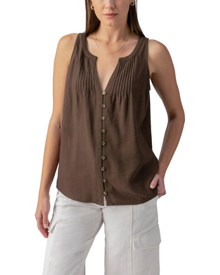 Sanctuary - Front Detail Button Up Tank