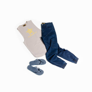 The Athletic Side Of Us - Logo Printed Tank Top