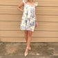 Aureum - Caroline Toile Ruffle Mini Dress