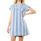 Thml - Short Sleeve Striped Dress