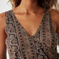 Free People - Twisted Printed Tank Top