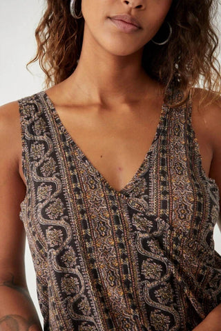 Free People - Twisted Printed Tank Top