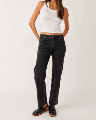 Free People - Risk Taker Mid Rise Straight Jeans