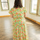 Entro - Brynlee Floral Maxi Dress - Plus