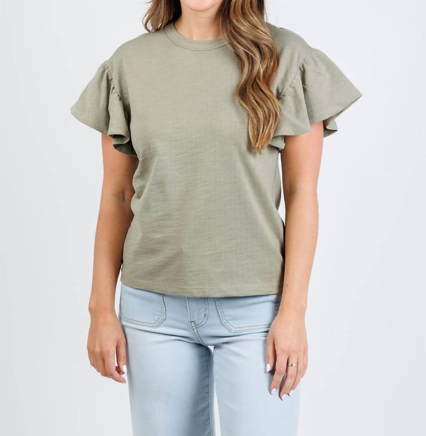 Nation Ltd - Women's Camille Ruffle Sleeve Top