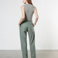 Enza Costa - SILK KNIT RIB SLEEVELESS MOCKNECK