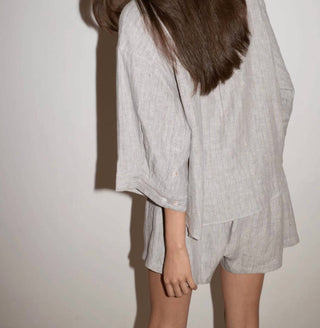 Deiji Studios - The 03 Oversized Box Shirt & Boxer Style Shorts Set