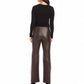 Fifteen Twenty - Finley Faux Leather Wide-leg Pants