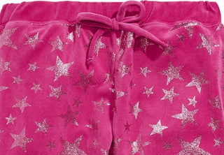 Max & Olivia Little & Big Girls Star-Print Velour Pajama Pants Purple Size Large