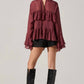 Astr - Fae Long Bell Sleeve Top