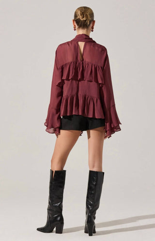 Astr - Fae Long Bell Sleeve Top