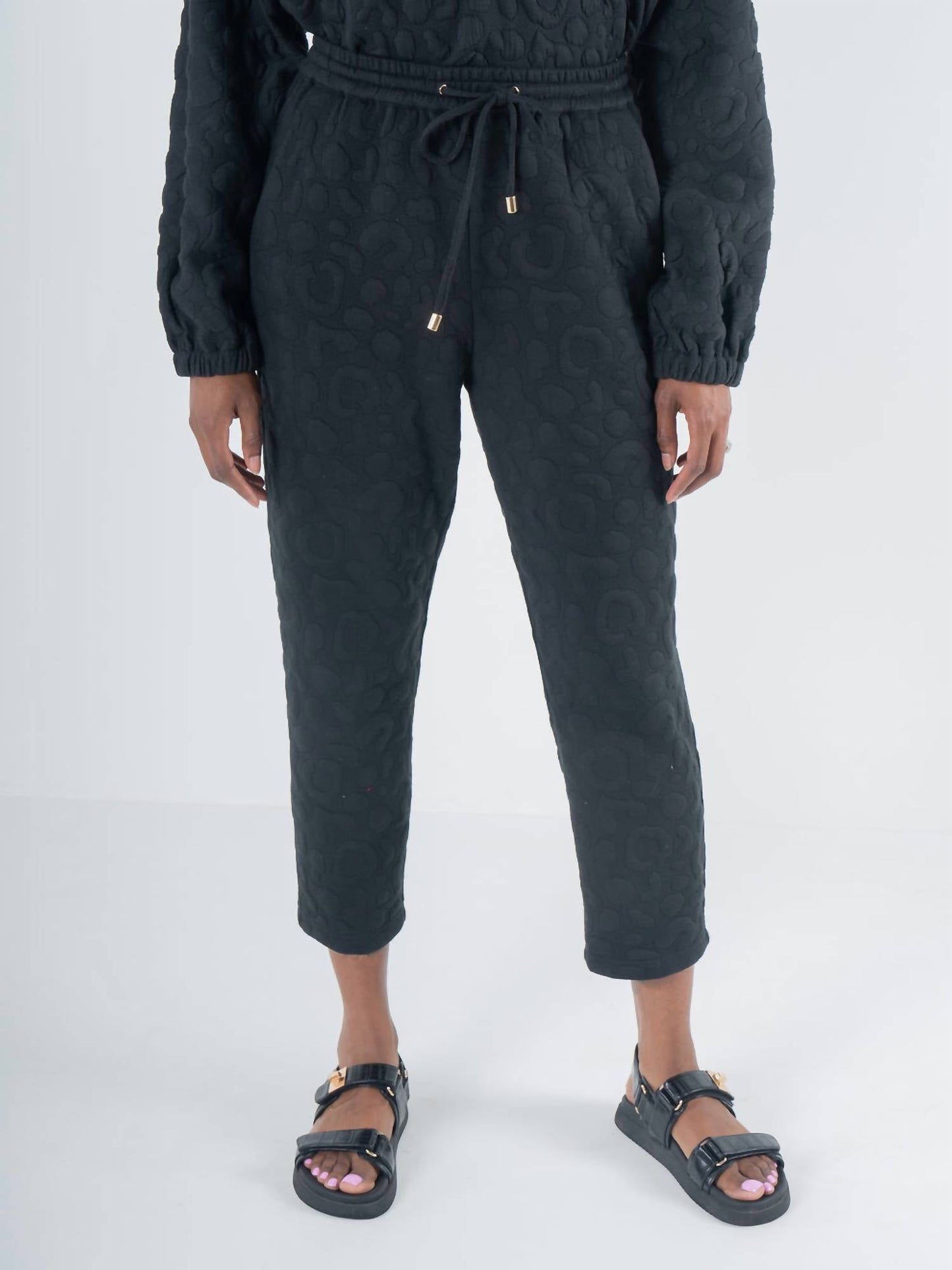 Emily Mccarthy - Joy Drawstring Waistband Jogger Pants