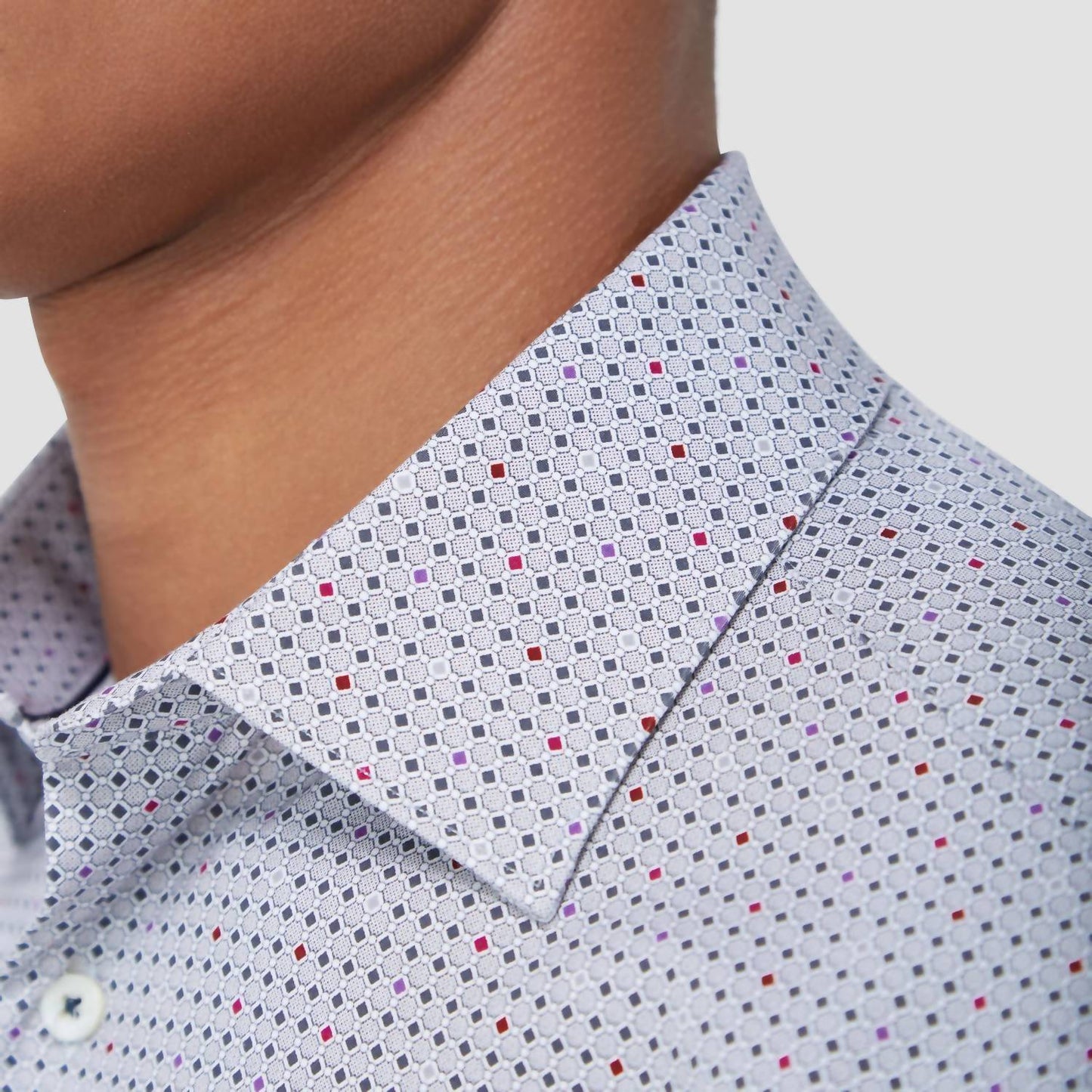 Bugatchi Uomo - James Geometric Ooohcotton Shirt