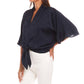 Karen Kane - Flare Sleeve Tie Front Top