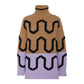 La Doublej - Comber Print Turtleneck