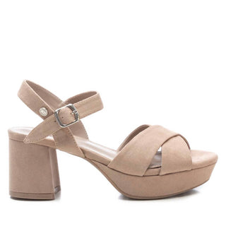 Xti - Women's Suede Cross Strap Sandals