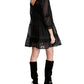 Free People - Berlin Trapeze Embroidered Semi Sheer Lace Slip Mini Dress