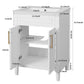 Bathroom Vanity With Integrated Sink and 2 Door Cabinet