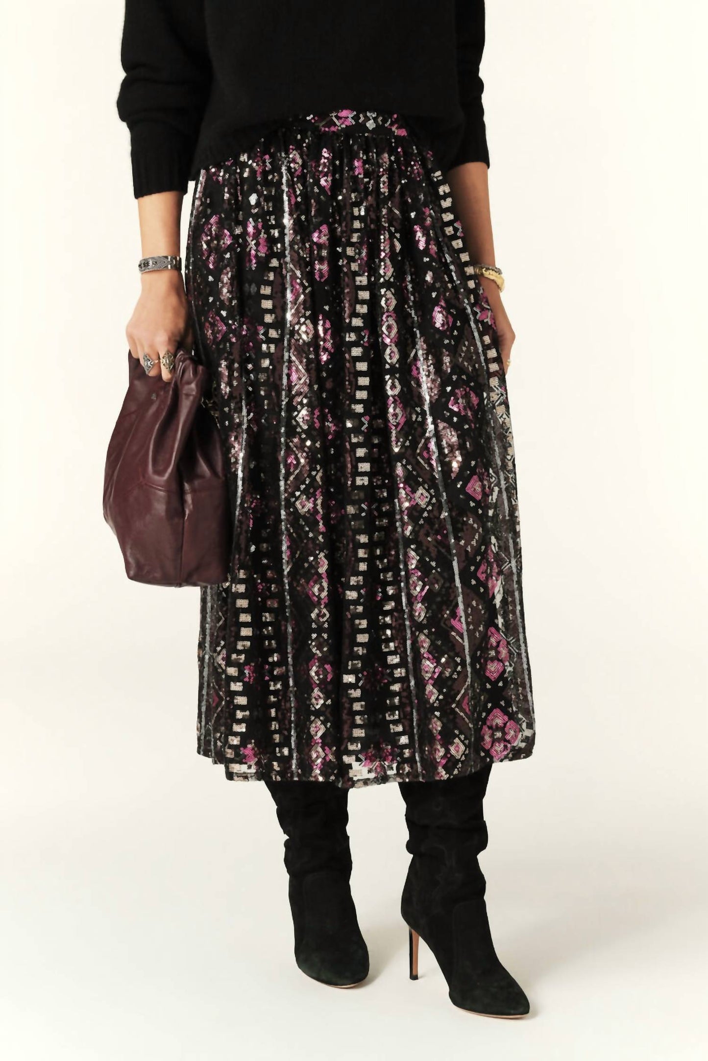 Ba&Sh - Pippa Mid-length Skirt