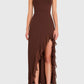 Amanda Uprichard - Eden Soft V-neck Gown