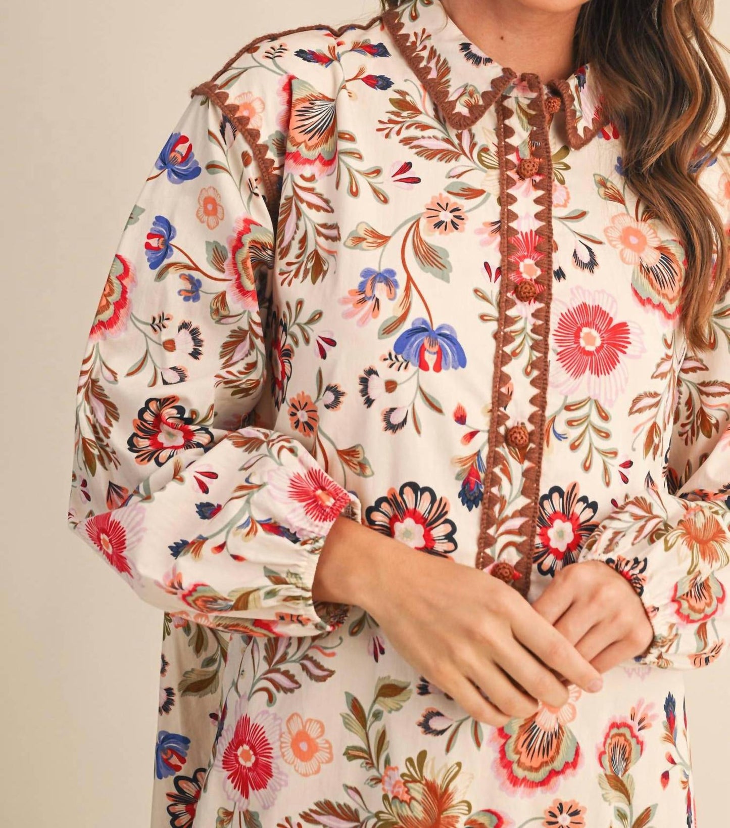 &Merci - Exclusive Print Blanket Mini Dress