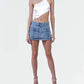 Che By Chelsey - Jacqueline Denim Mini Skirt