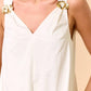 Lalavon - Shirred Mini Dress