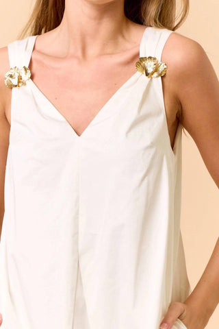 Lalavon - Shirred Mini Dress