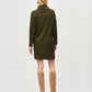 Joseph Ribkoff - Needle Rib Zipper Collar Cocoon Dress