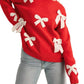 &Merci - Velvet Bow Knit Sweater