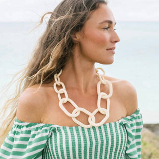 Sunshine Tienda - Women's Matte Link Necklace