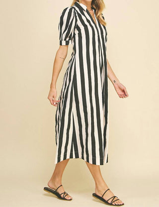 Pinch - Vertical Stripes Maxi Dress