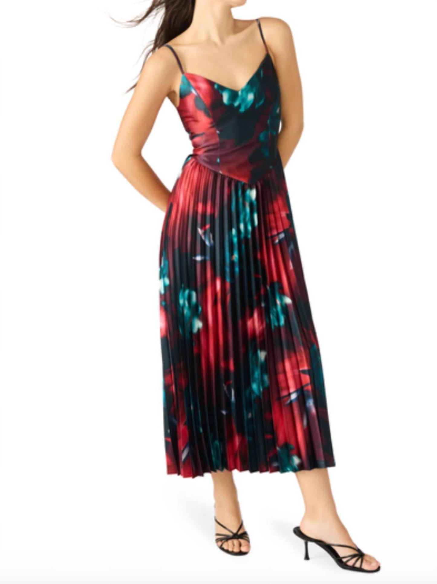Steve Madden - Violette Pleated Midi Dress