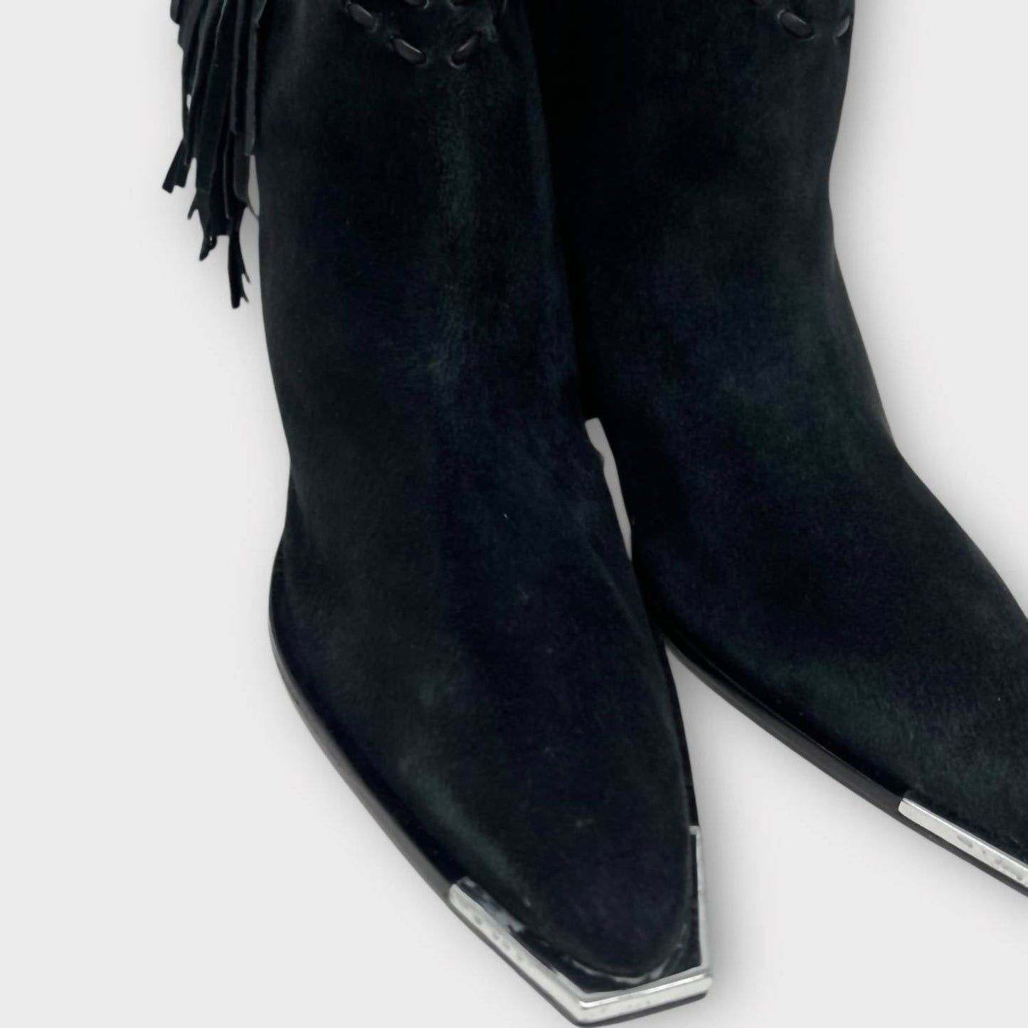 Schutz - Women's Alexxa Suede Western Bootie