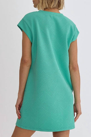 Entro - Textured Knit Mini Dress