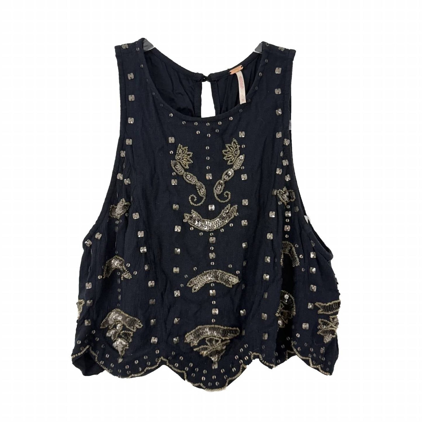 Free People - Women's Esther Studded Open Back Tank Top