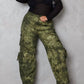 Prettylittlething - Plus Camo Pocket Detail Cargo Trouser