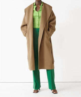 & Other Stories - Oversized Shawl-collar Wool Coat